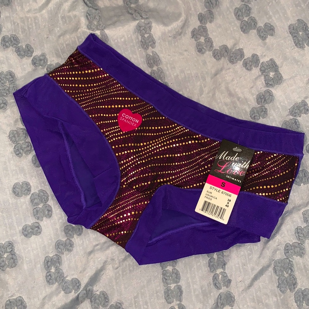 Small cotton spandex panties